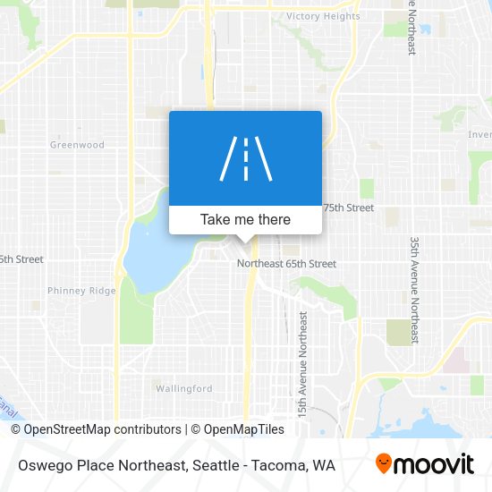 Mapa de Oswego Place Northeast