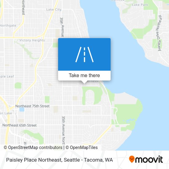 Paisley Place Northeast map