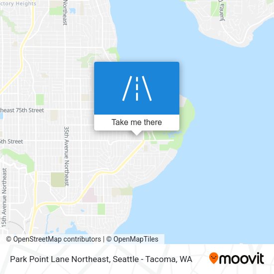 Park Point Lane Northeast map
