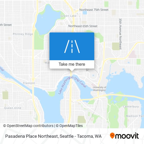 Pasadena Place Northeast map