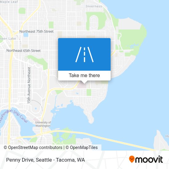 Penny Drive map