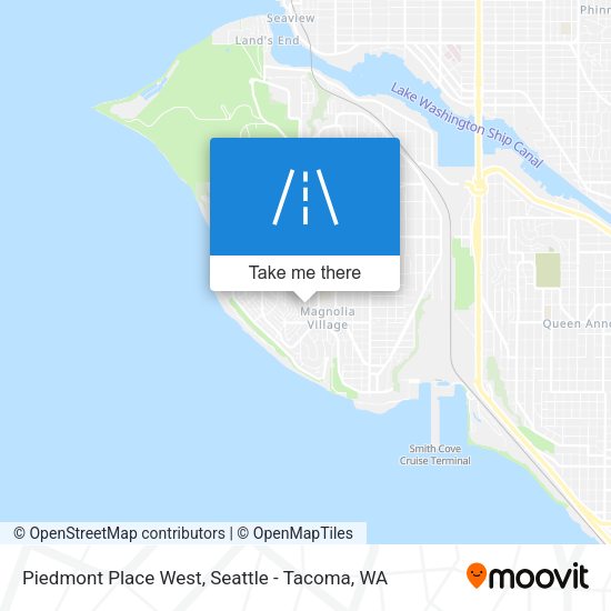 Piedmont Place West map