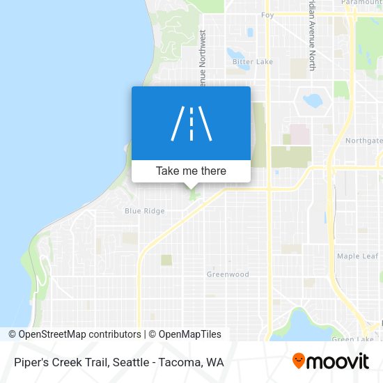 Mapa de Piper's Creek Trail