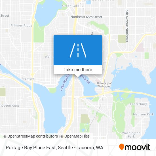 Portage Bay Place East map