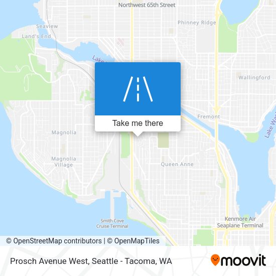 Prosch Avenue West map