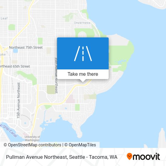 Pullman Avenue Northeast map