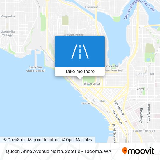 Mapa de Queen Anne Avenue North