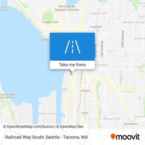 Railroad Way South map