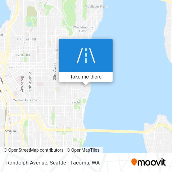 Mapa de Randolph Avenue