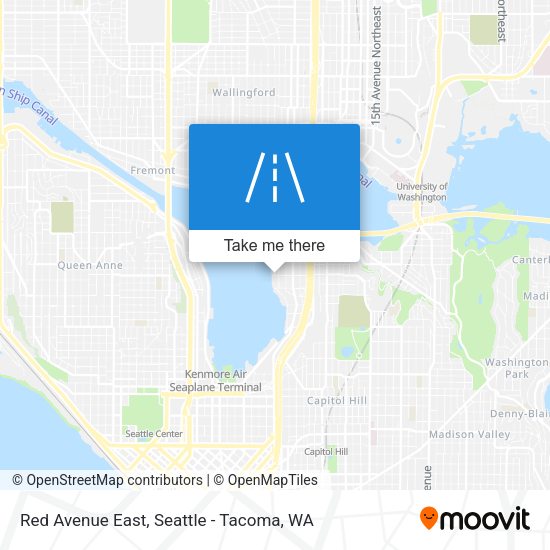 Red Avenue East map