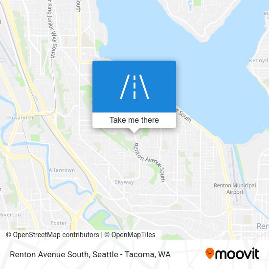 Mapa de Renton Avenue South