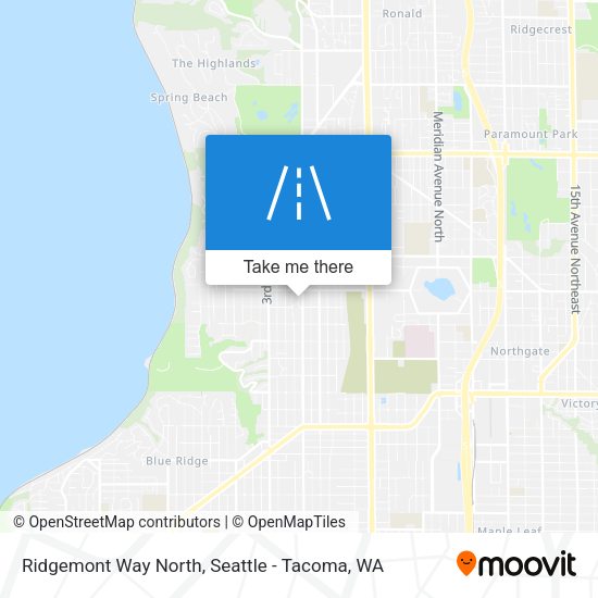 Ridgemont Way North map
