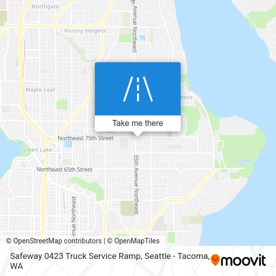 Mapa de Safeway 0423 Truck Service Ramp