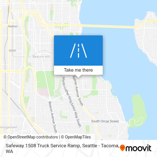 Safeway 1508 Truck Service Ramp map