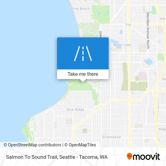 Mapa de Salmon To Sound Trail