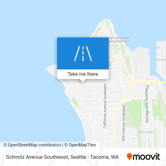 Mapa de Schmitz Avenue Southwest