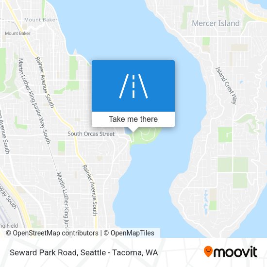 Seward Park Road map