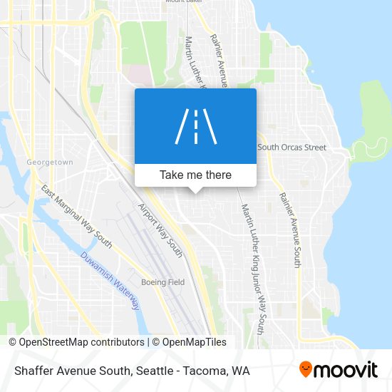 Shaffer Avenue South map