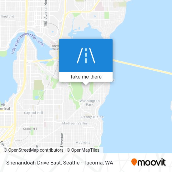 Shenandoah Drive East map