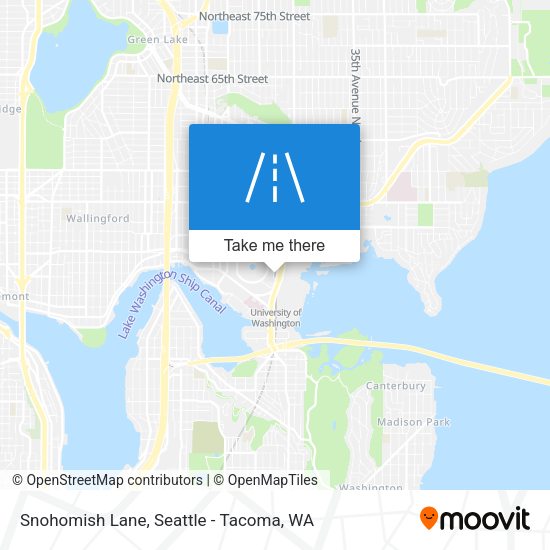 Mapa de Snohomish Lane