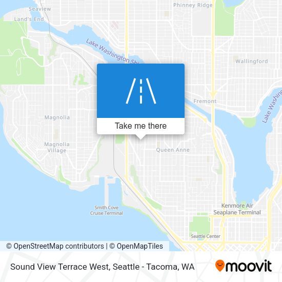 Mapa de Sound View Terrace West