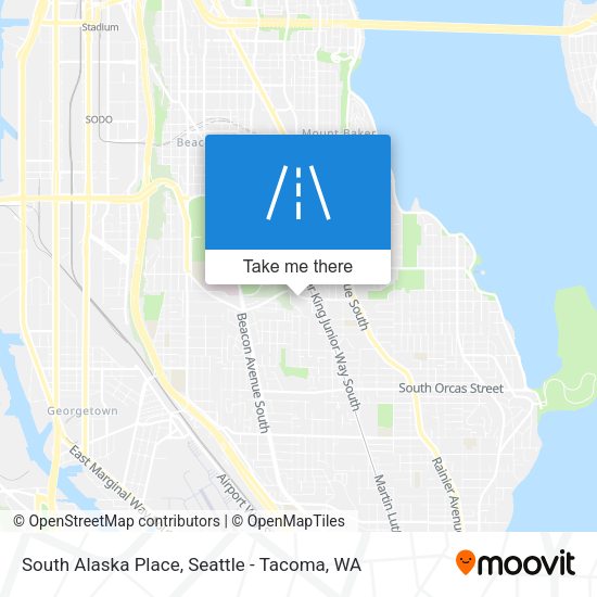 South Alaska Place map