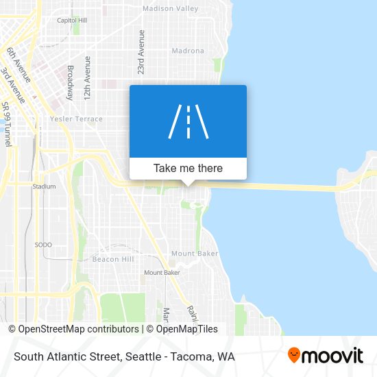 Mapa de South Atlantic Street