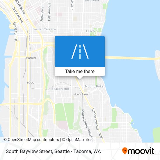 Mapa de South Bayview Street