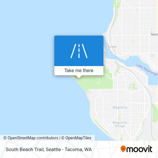 South Beach Trail map
