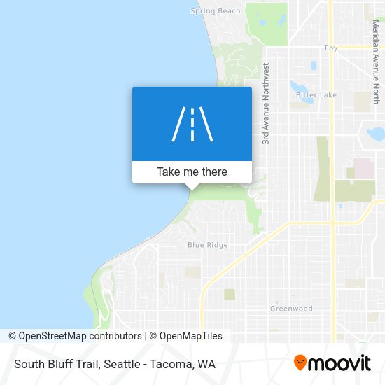 South Bluff Trail map