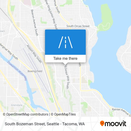 Mapa de South Bozeman Street