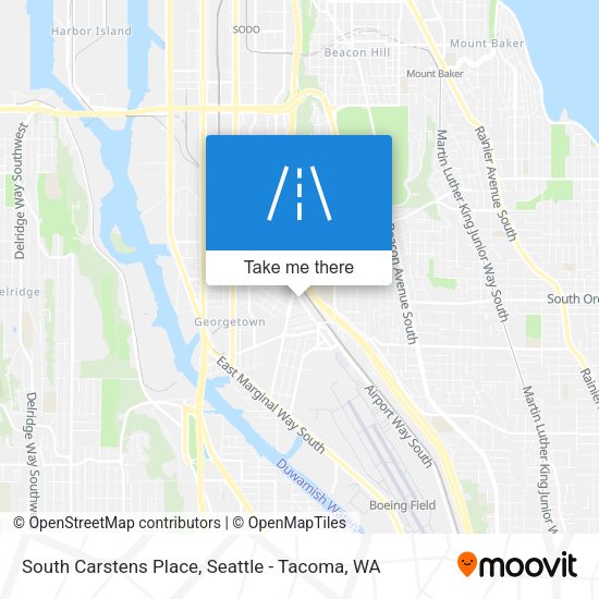 South Carstens Place map