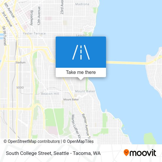 Mapa de South College Street