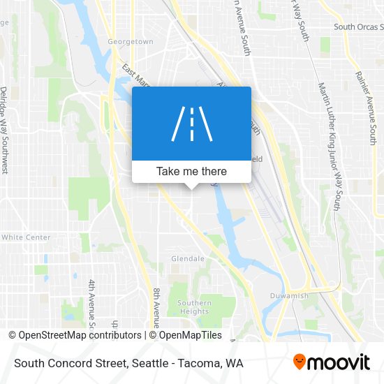Mapa de South Concord Street
