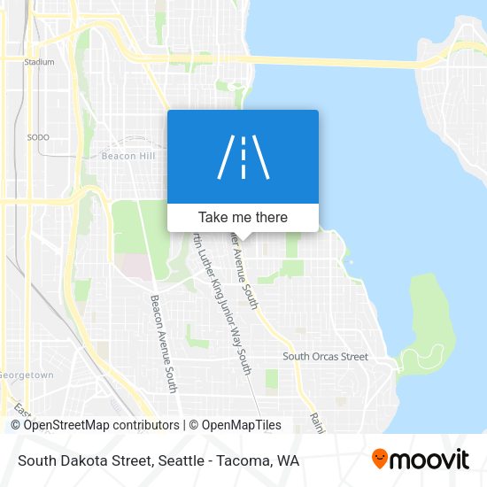South Dakota Street map