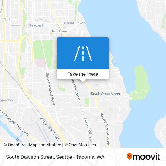 South Dawson Street map