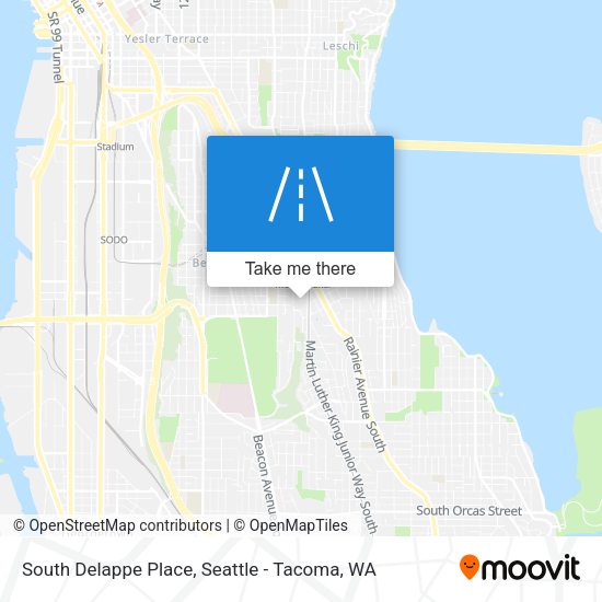 South Delappe Place map