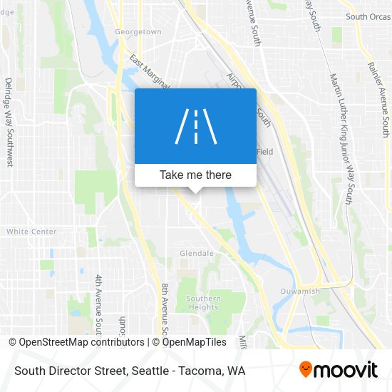 South Director Street map