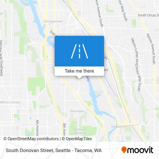 Mapa de South Donovan Street