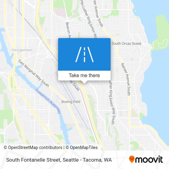 South Fontanelle Street map