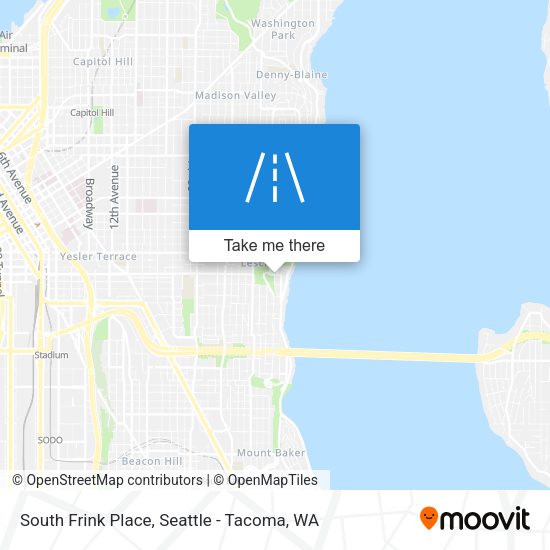 South Frink Place map