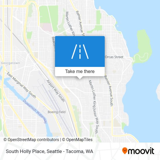 South Holly Place map