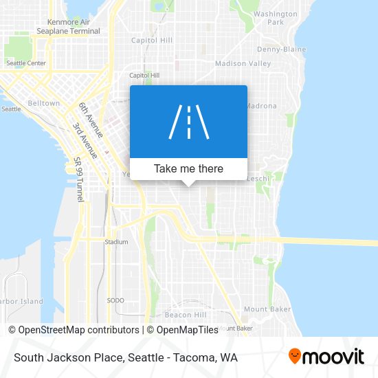Mapa de South Jackson Place