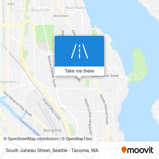 Mapa de South Juneau Street