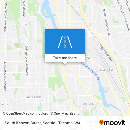 Mapa de South Kenyon Street