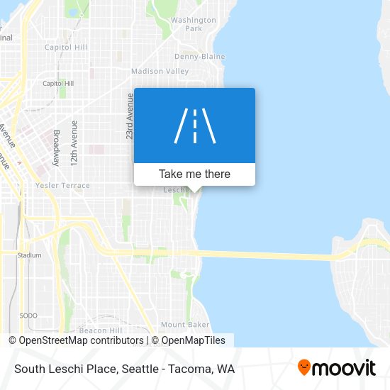 South Leschi Place map