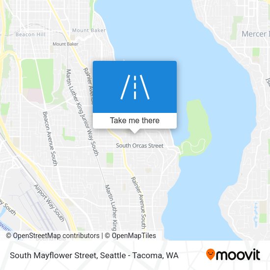 South Mayflower Street map