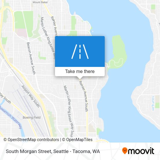 South Morgan Street map