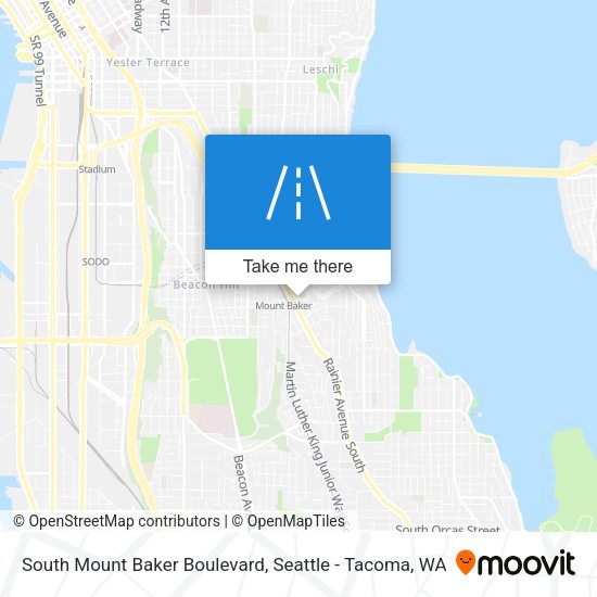 Mapa de South Mount Baker Boulevard