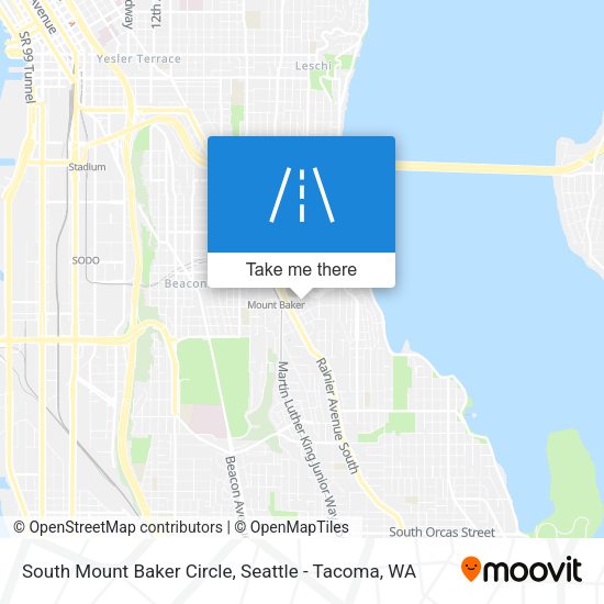 South Mount Baker Circle map